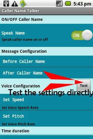 Caller Name Talker screenshot 2