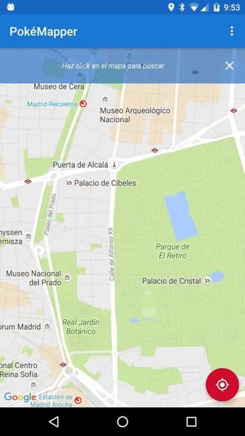 PokeMapper-Maps for Pokemon Go 1 تصوير الشاشة