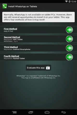 Whatsapp for Tablets Free screenshot 2