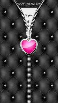 Heart Zipper Screen Lock screenshot 4