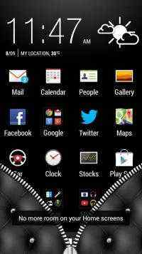 Heart Zipper Screen Lock screenshot 1