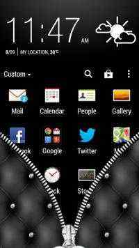 Heart Zipper Screen Lock screenshot 2
