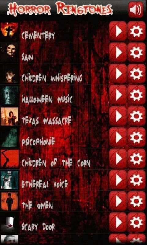 Horror ringtones 3 تصوير الشاشة