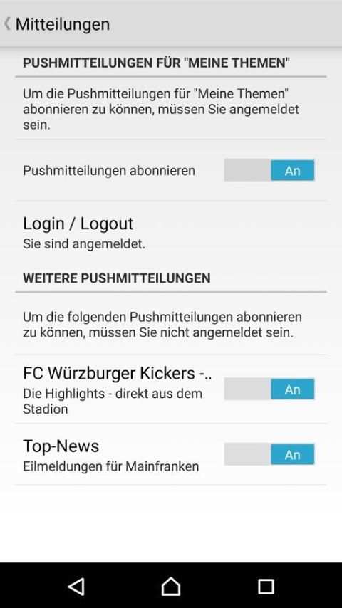 Main-Post News screenshot 1