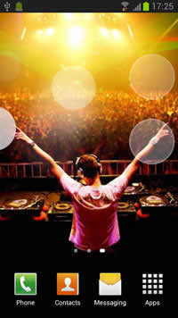 DJ Live Wallpaper स्क्रीनशॉट 5