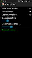 Shake To Lock screenshot 1