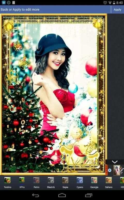Christmas Photo Frames Pro Fre screenshot 3
