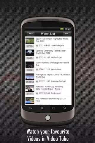 Video Tube (YouTube Player) स्क्रीनशॉट 5
