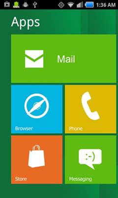 Windows 8 for Android screenshot 1