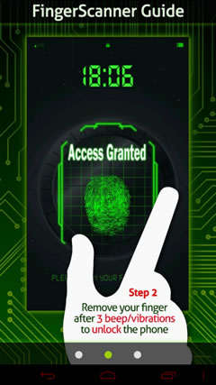 Finger Scanner Lock screenshot 2