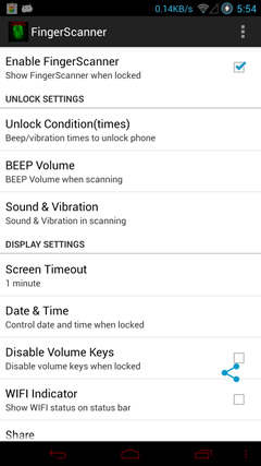 Finger Scanner Lock screenshot 4