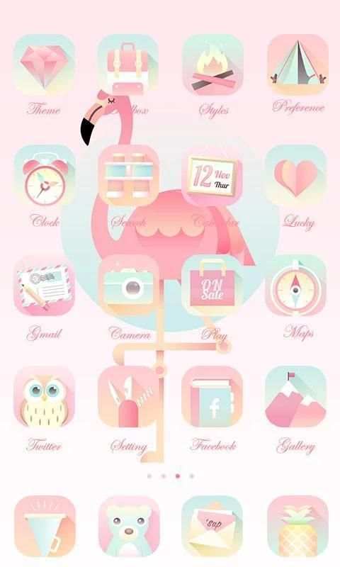 Graceful Theme -ZERO Launcher screenshot 1