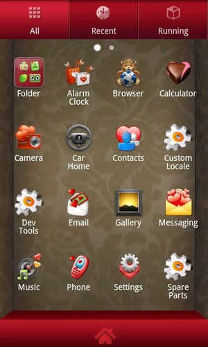 Romantic Theme GO Launcher EX screenshot 3