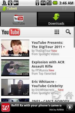 TubeX: Fast YouTube Downloader screenshot 1
