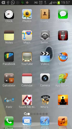 Mirror iPhone Launcher screenshot 2