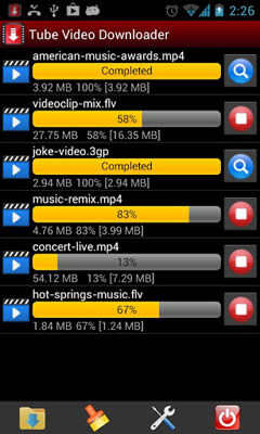 Tube Video Downloader स्क्रीनशॉट 1