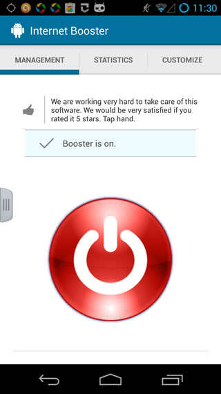 Internet Booster screenshot 1