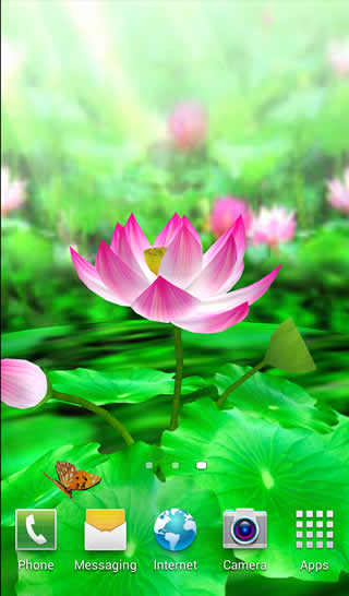 3D Lotus Livewallpaper स्क्रीनशॉट 2