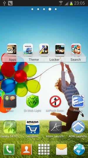 Galaxy S4 Go Launcher EX Theme screenshot 3
