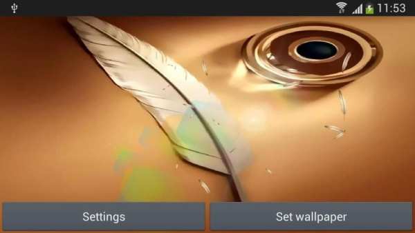 Galaxy Note feather wallpaper स्क्रीनशॉट 4