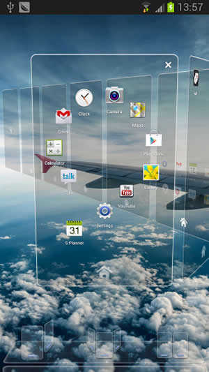 Galaxy S4 Next Launcher Theme स्क्रीनशॉट 5