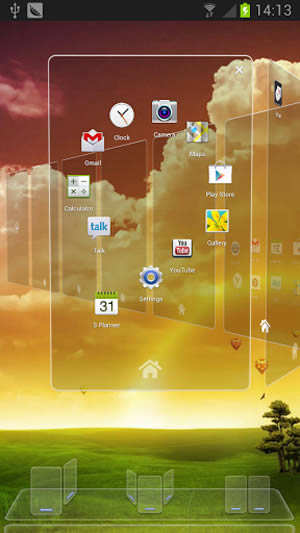 Galaxy S4 Next Launcher Theme स्क्रीनशॉट 4
