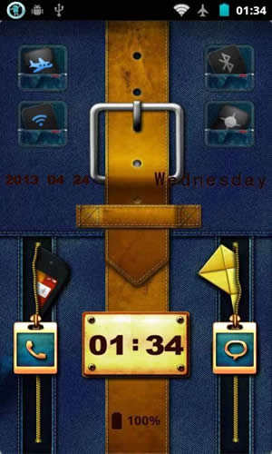 Fast Full Zipper Lock Screen screenshot 1