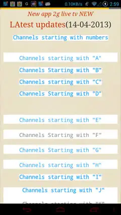 2G Live TV NEW screenshot 3