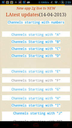 2G Live TV NEW screenshot 3