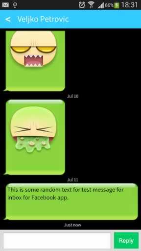 Fast Messenger for Facebook screenshot 2