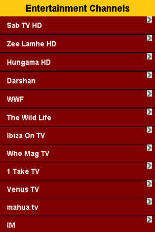 Live Mobile Television screenshot 1