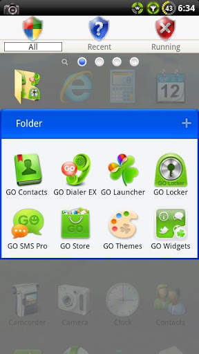Windows GO Launcher Theme screenshot 5