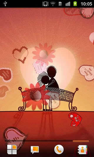 Valentine Live Wallpaper screenshot 4