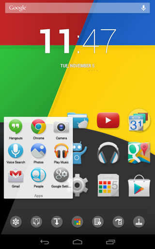 KitKat 4.4 Launcher Theme screenshot 3