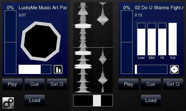DJPad Free Turntable DJ Mixer स्क्रीनशॉट 1