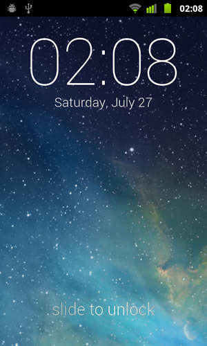 iPhone 5s Lock Screen screenshot 1