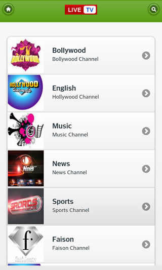 Live Tv - Mobile Tv screenshot 1