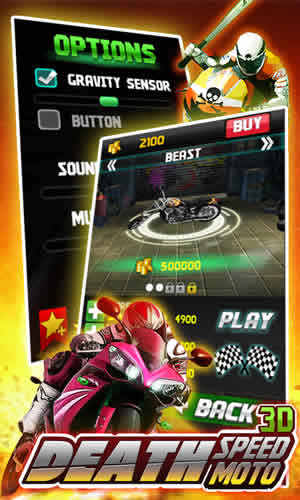 Death Speed:Moto 3D-Free Game screenshot 4