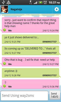 F2S Free SMS India screenshot 3
