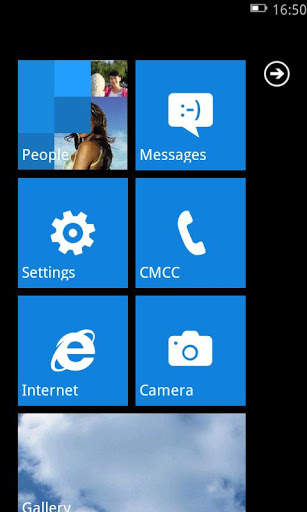 Windows Phone 7 Launcher free screenshot 1