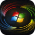 3D Windows 7 Wallpaper icon