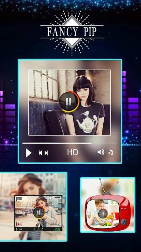 Fancy PIP Video - PIP Camera 4 تصوير الشاشة