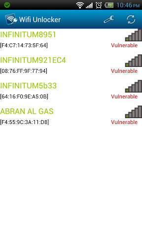 Wifi Unlocker 2.0 screenshot 1