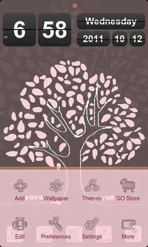 Lovetree Theme GO Launcher EX screenshot 3