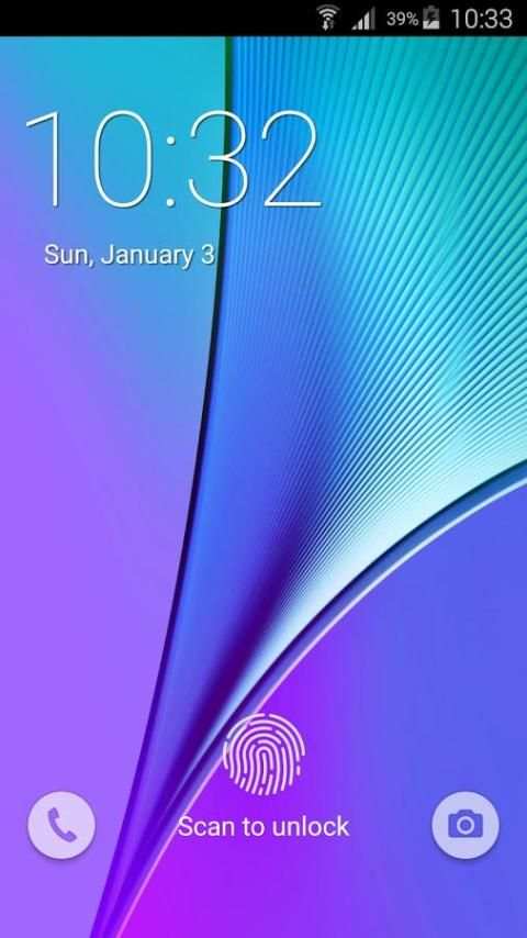 Fingerprint Prank Lock Note 5 скриншот 1