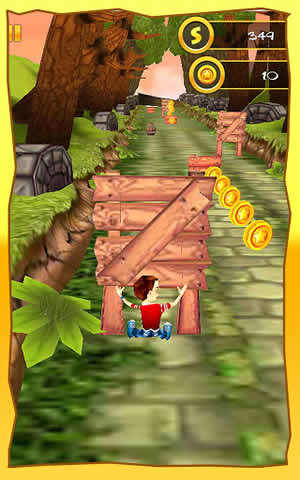 3D Jungle Runner : Racing Game 4 تصوير الشاشة