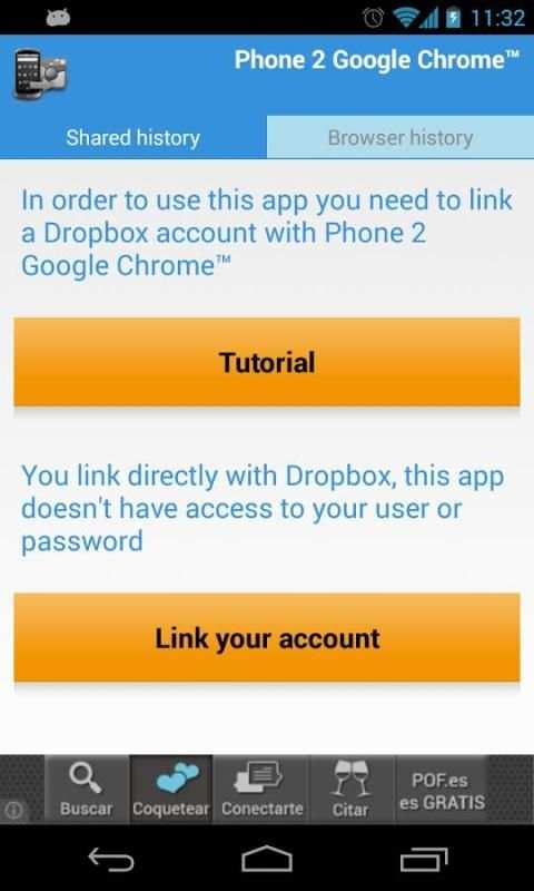 Phone 2 Google Chrome™ browser स्क्रीनशॉट 2