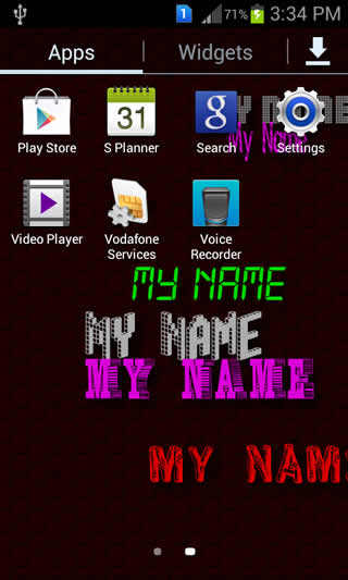 My Name Live Wallpaper screenshot 3