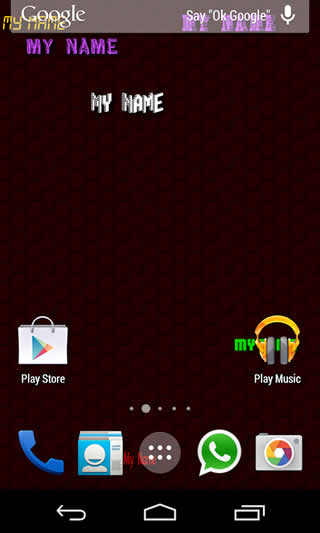 My Name Live Wallpaper screenshot 4
