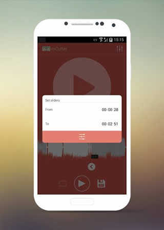 mCutter - Mp3 Cutter Ringtone 3 تصوير الشاشة